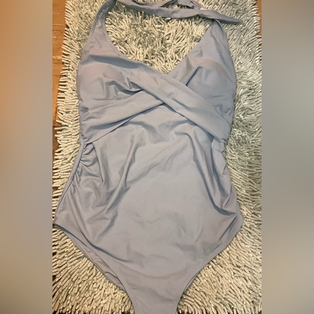 Haltered One Piece Bathing Suit